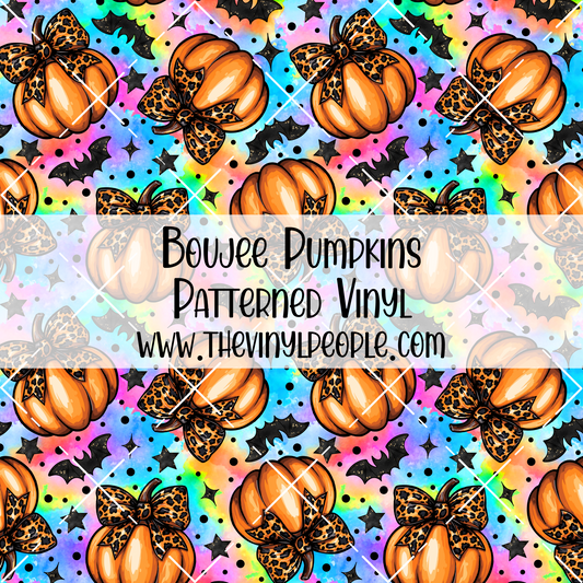 Boujee Pumpkins Patterned Vinyl