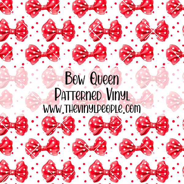 Bow Queen Patterned Vinyl