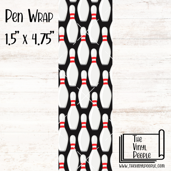 Pin Wrapped Bowling Pins Pen Wrap – TheVinylPeople