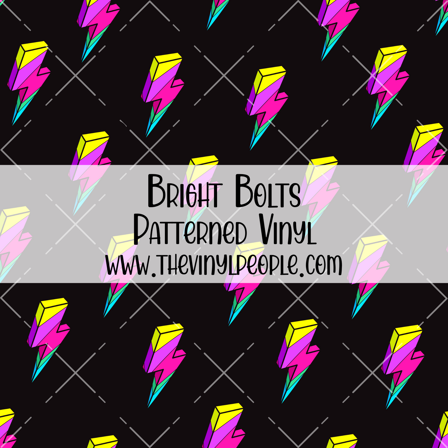 Bright Bolts Patterned Vinyl