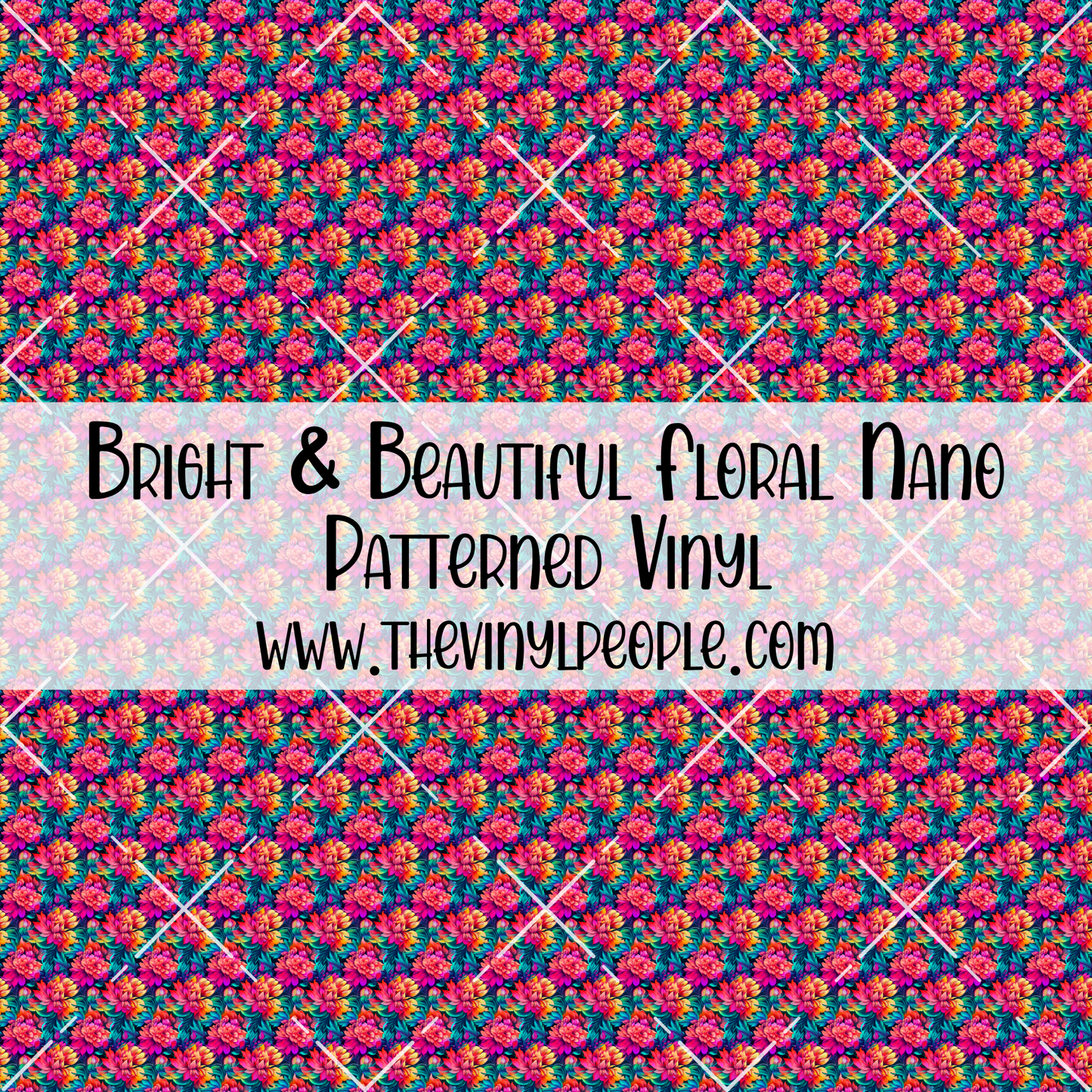 Bright & Beautiful Floral Patterned Vinyl