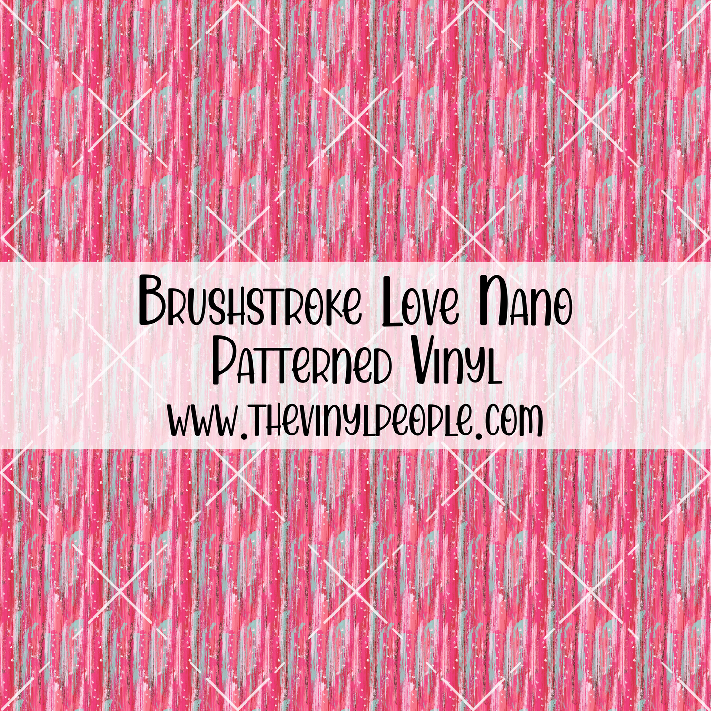 Brushstroke Love Patterned Vinyl