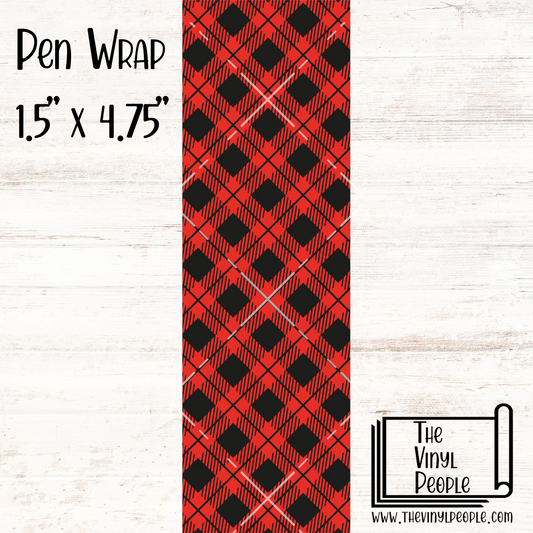 Buffalo Plaid Pen Wrap
