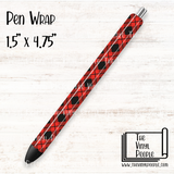 Buffalo Plaid Pen Wrap