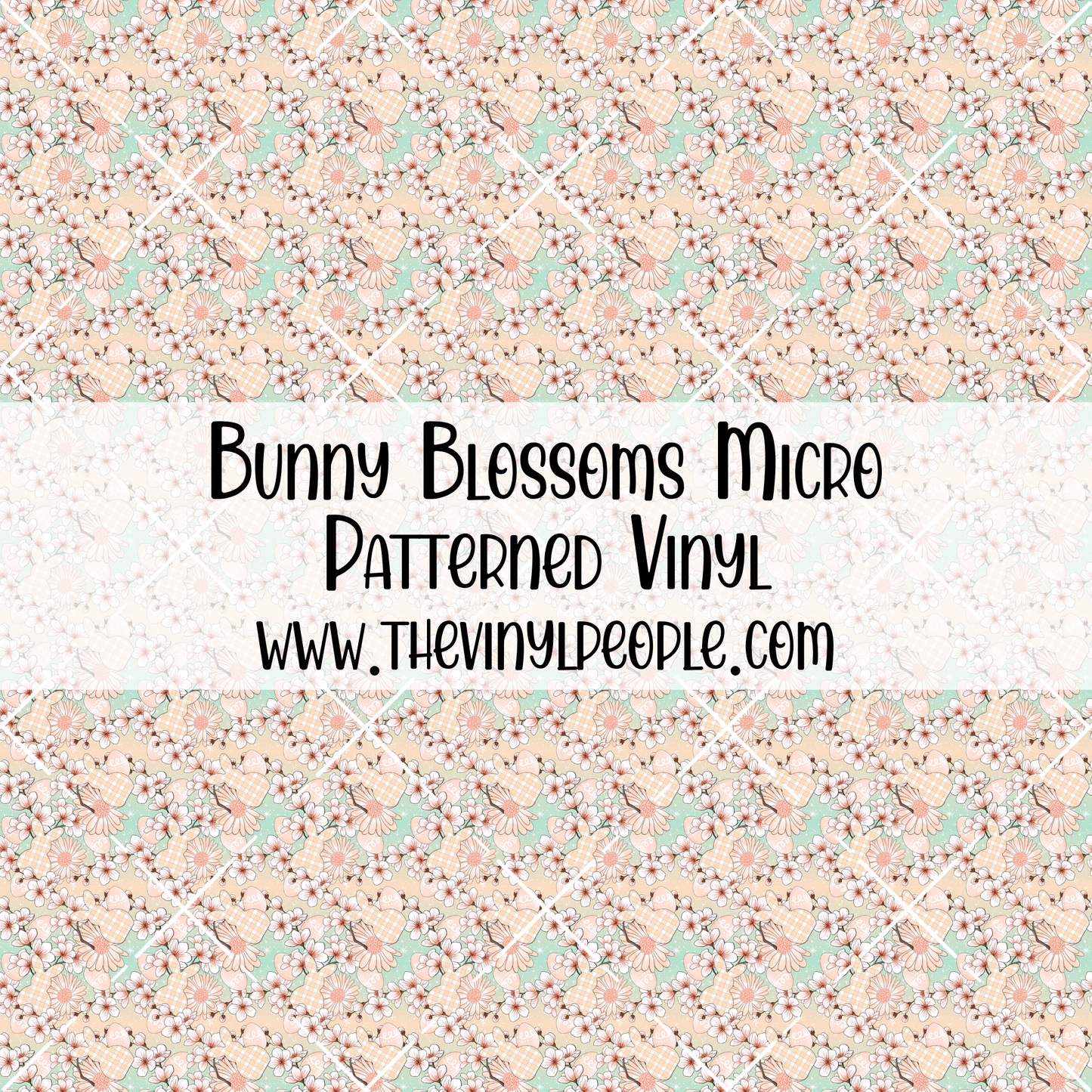 Bunny Blossoms Patterned Vinyl