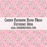 Cherry Blossoms Blush Patterned Vinyl