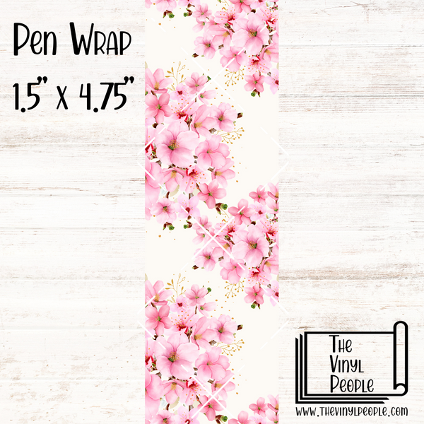 Cherry Blossoms Pen Wrap