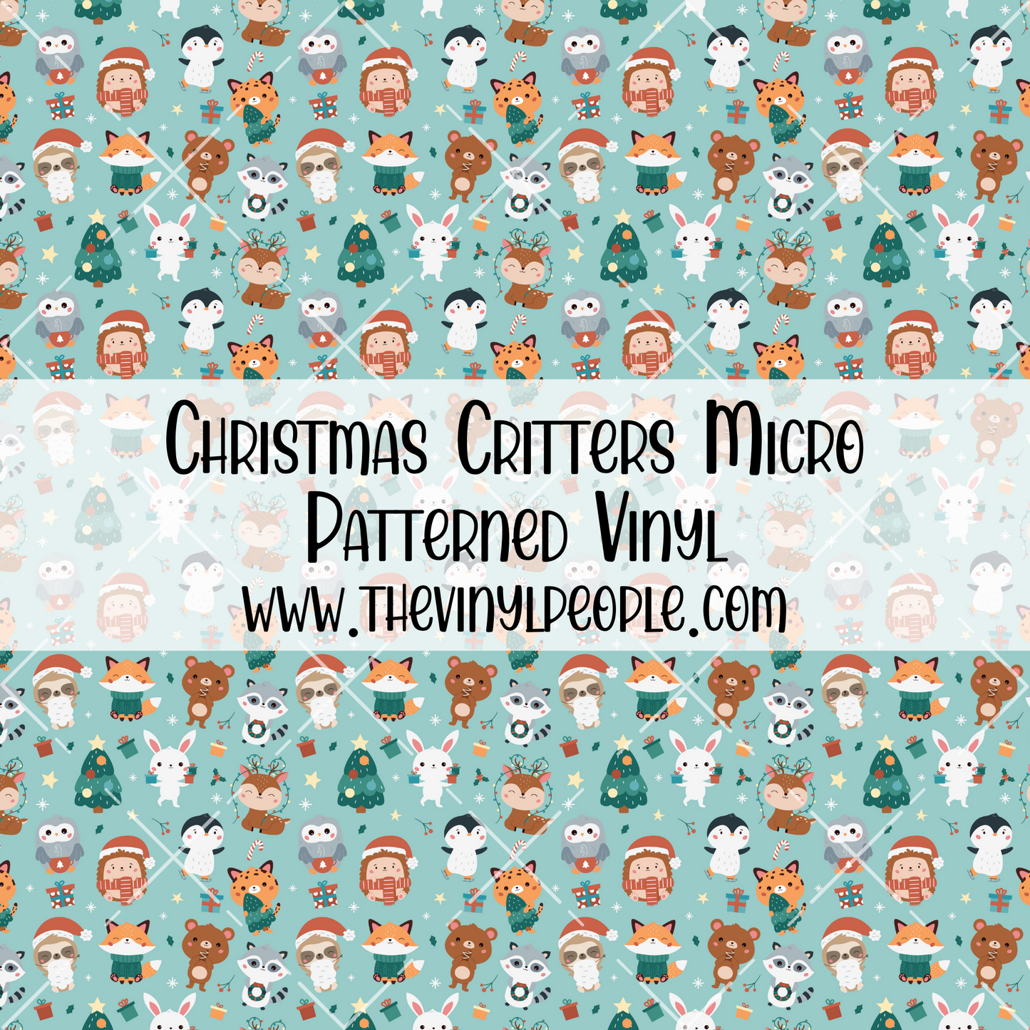 Christmas Critters Patterned Vinyl