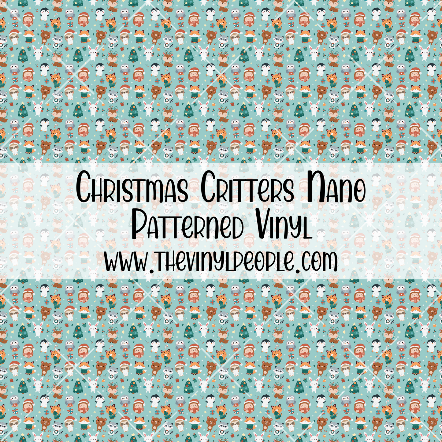 Christmas Critters Patterned Vinyl