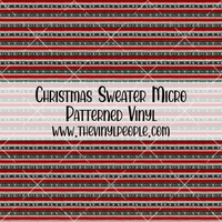 Christmas Sweater Patterned Vinyl