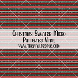 Christmas Sweater Patterned Vinyl