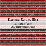 Christmas Sweater Patterned Vinyl