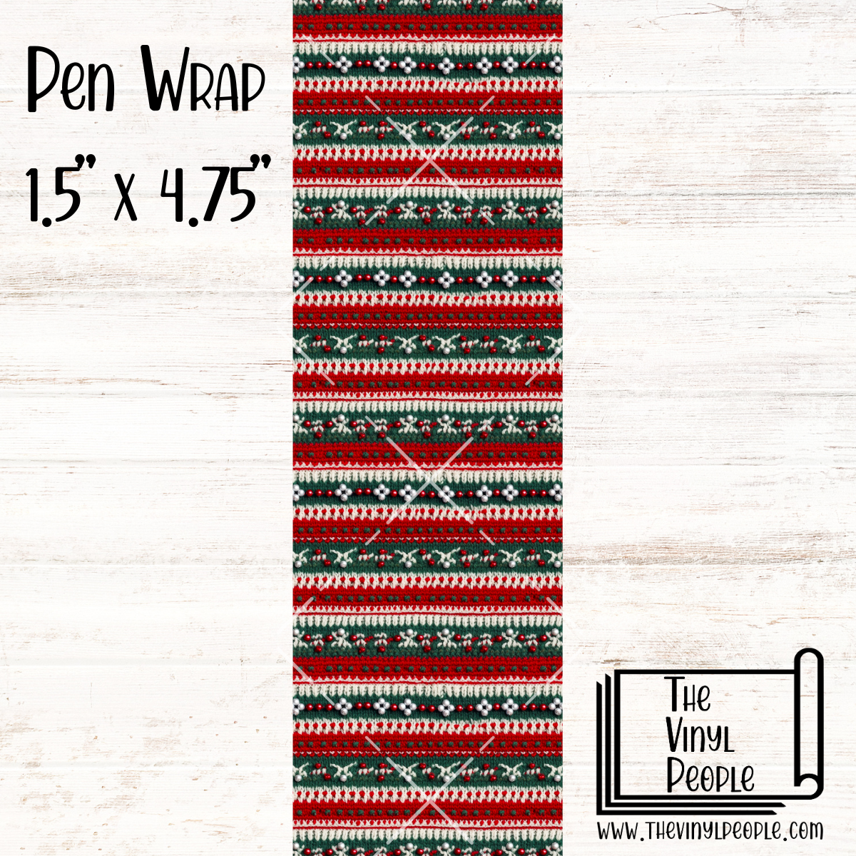 Christmas Sweater Pen Wrap