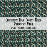 Christmas Tree Forest Patterned Vinyl