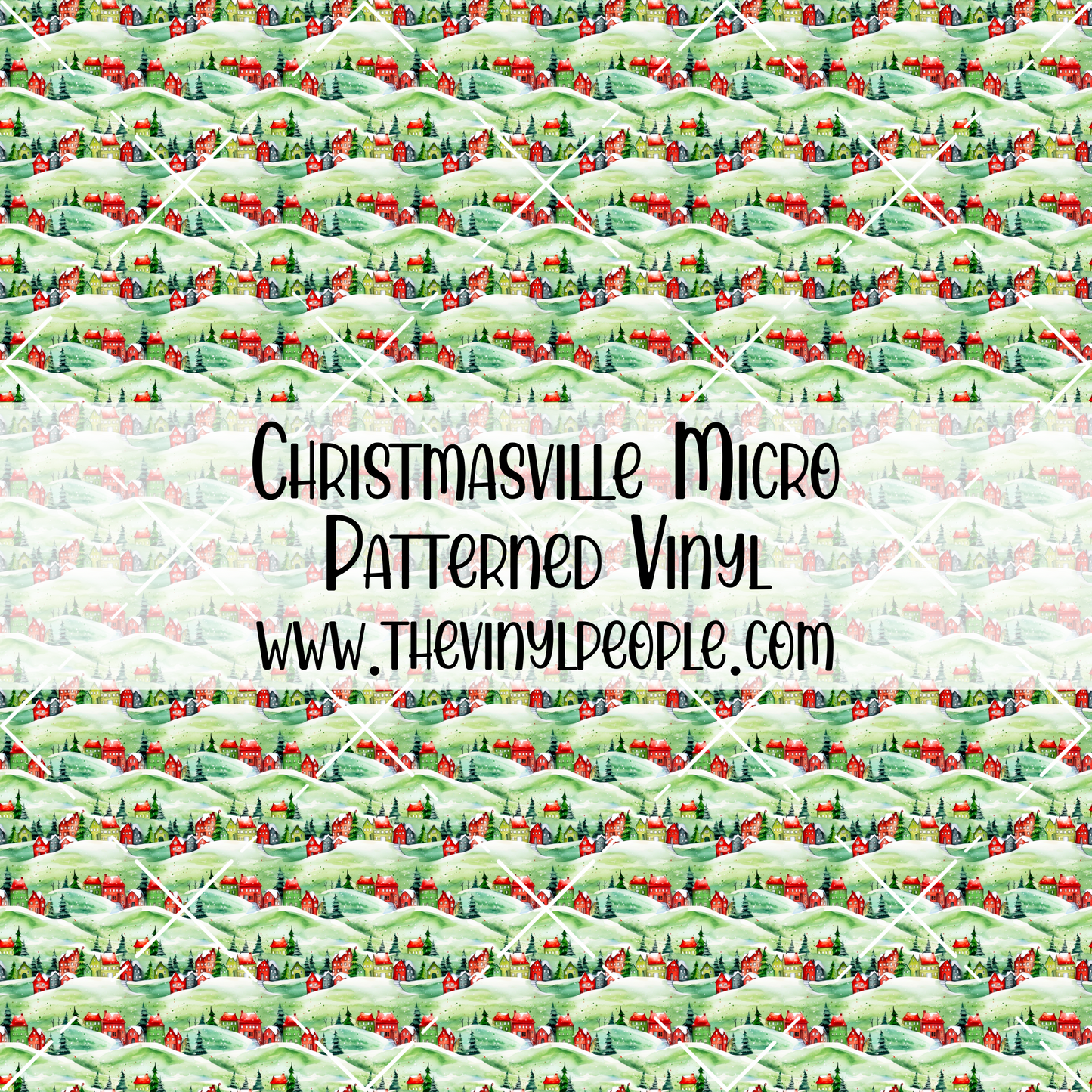 Christmasville Patterned Vinyl