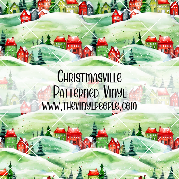 Christmasville Patterned Vinyl