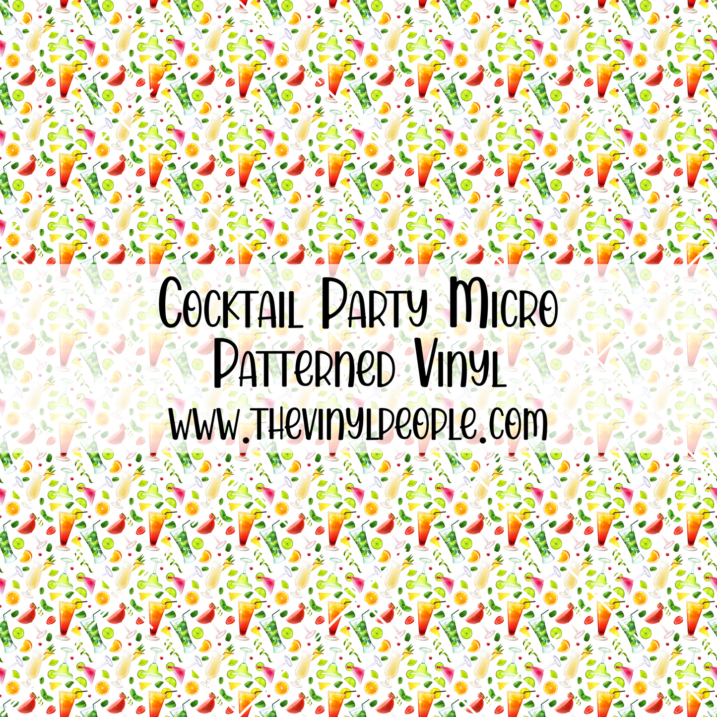 Cocktail Party Patterned Vinyl