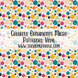 Colorful Ornaments Patterned Vinyl