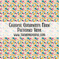 Colorful Ornaments Patterned Vinyl