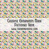 Colorful Ornaments Patterned Vinyl