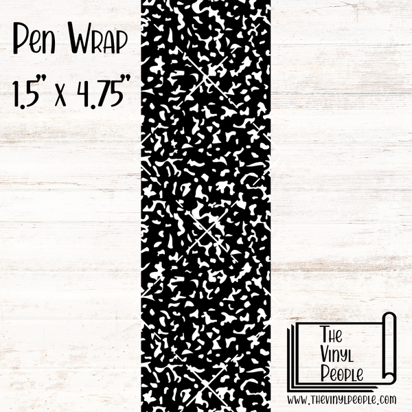 Composition Book Pen Wrap