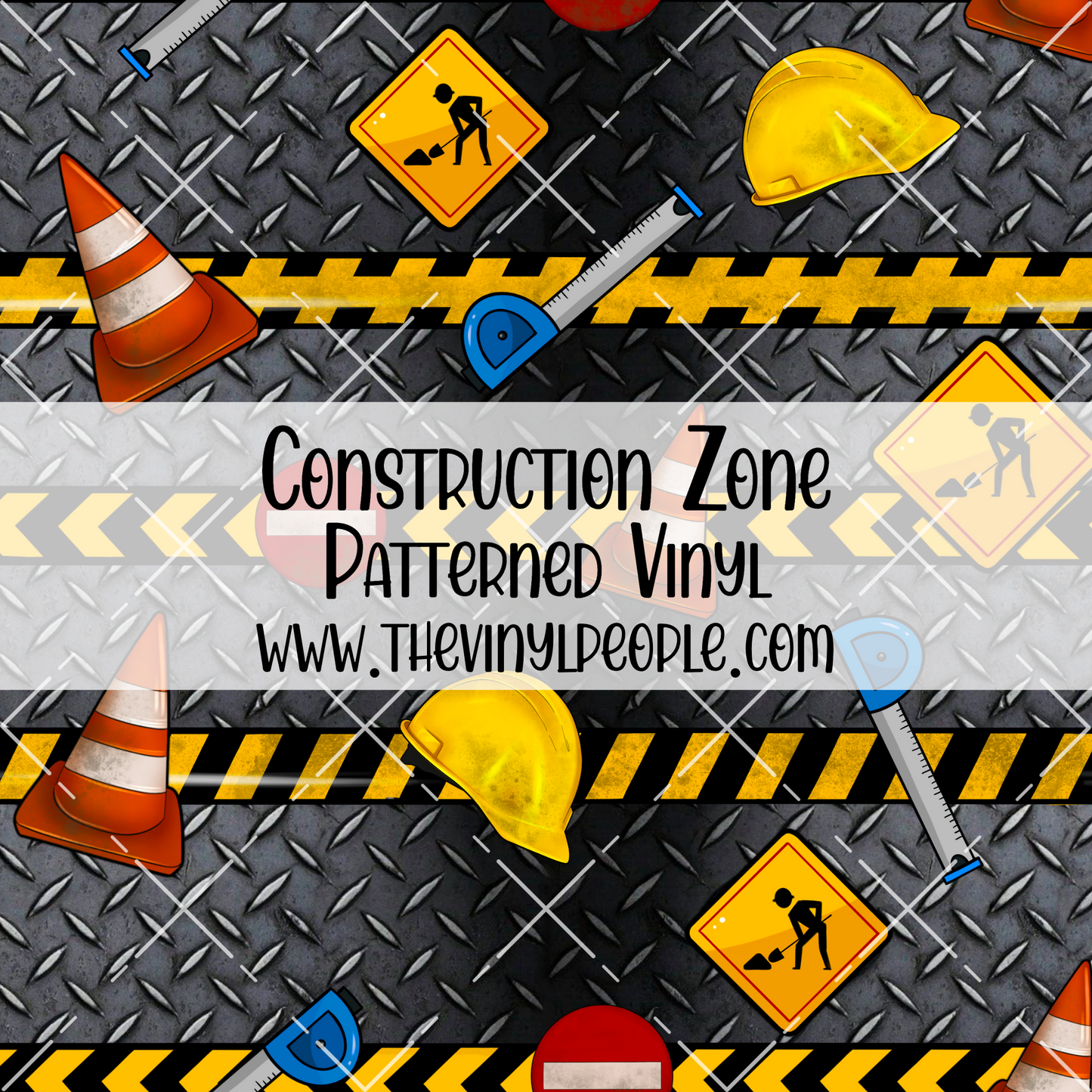 Construction Zone Patterned Vinyl