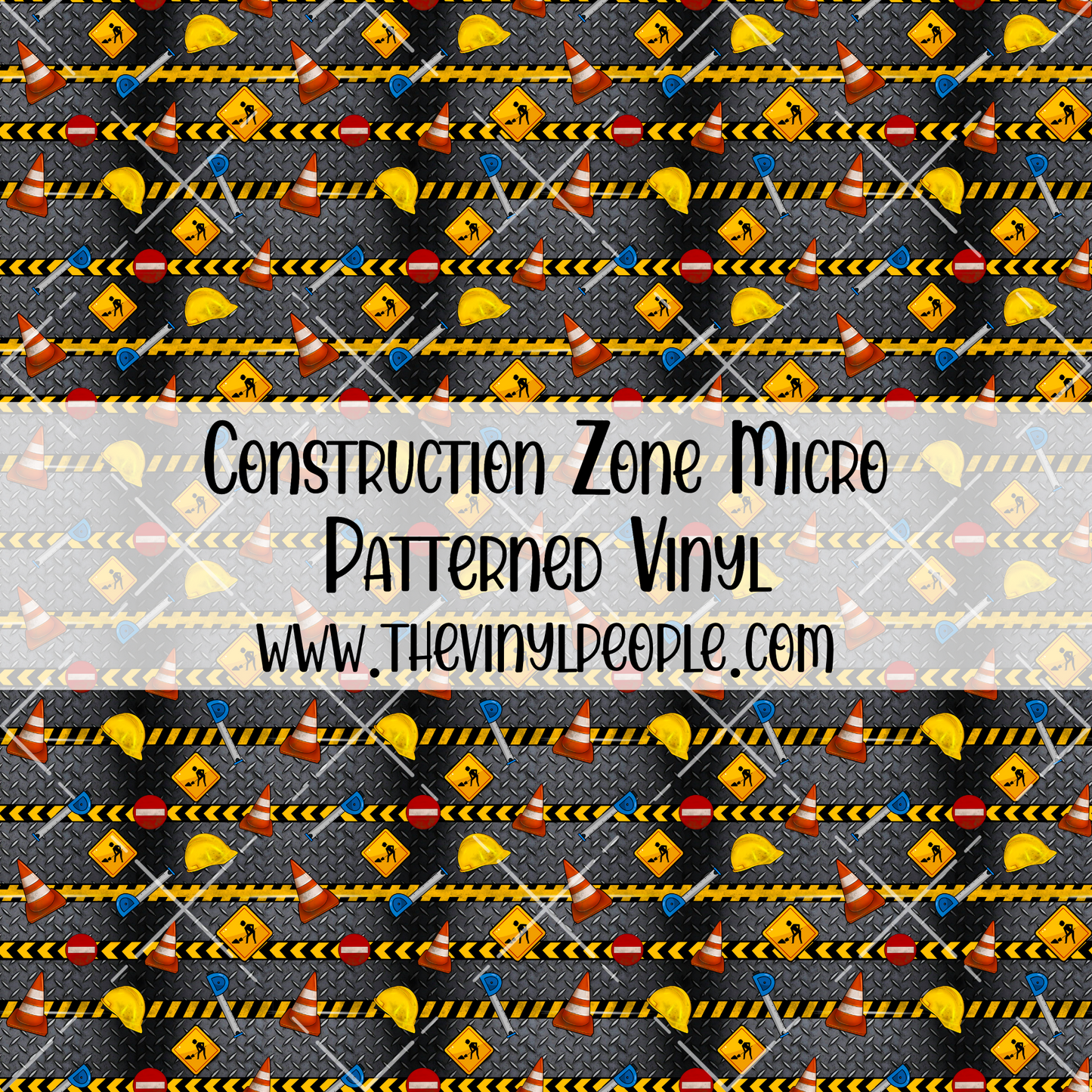 Construction Zone Patterned Vinyl