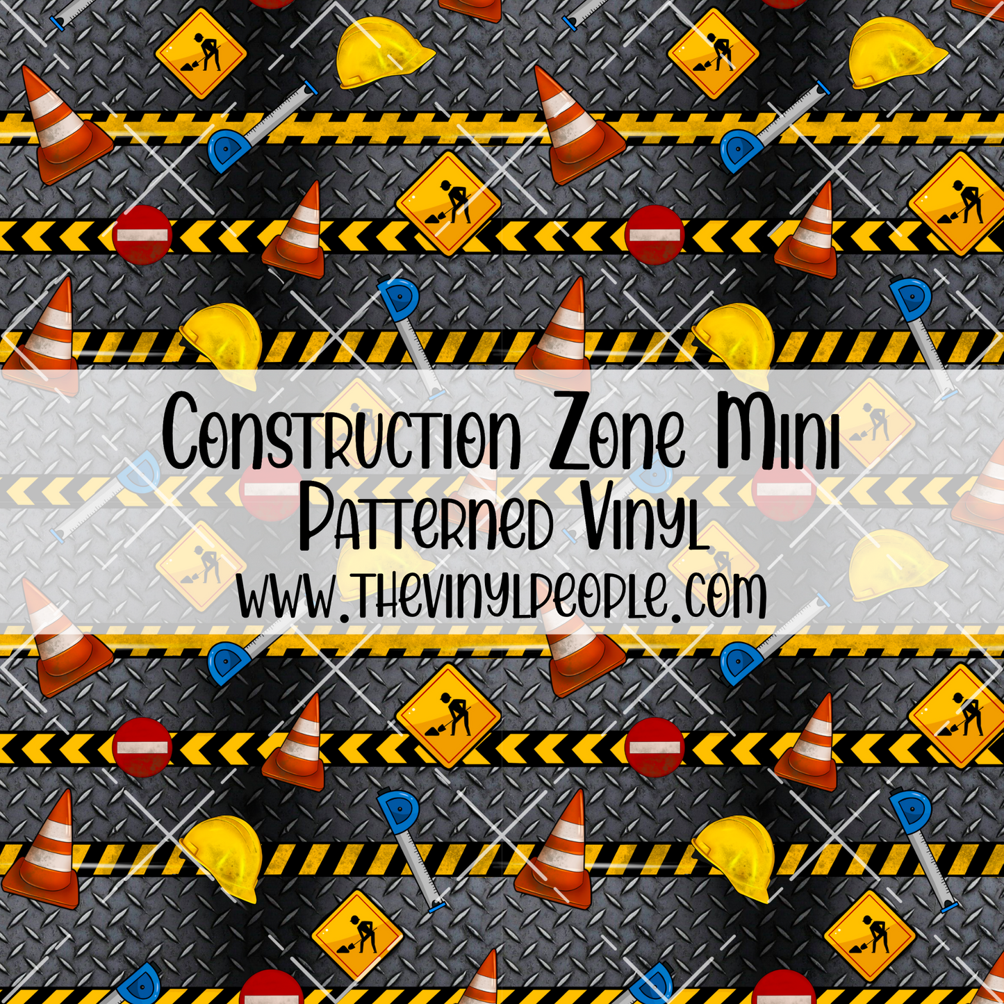 Construction Zone Patterned Vinyl