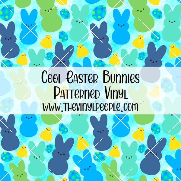 Cool Easter Bunnies Patterned Vinyl
