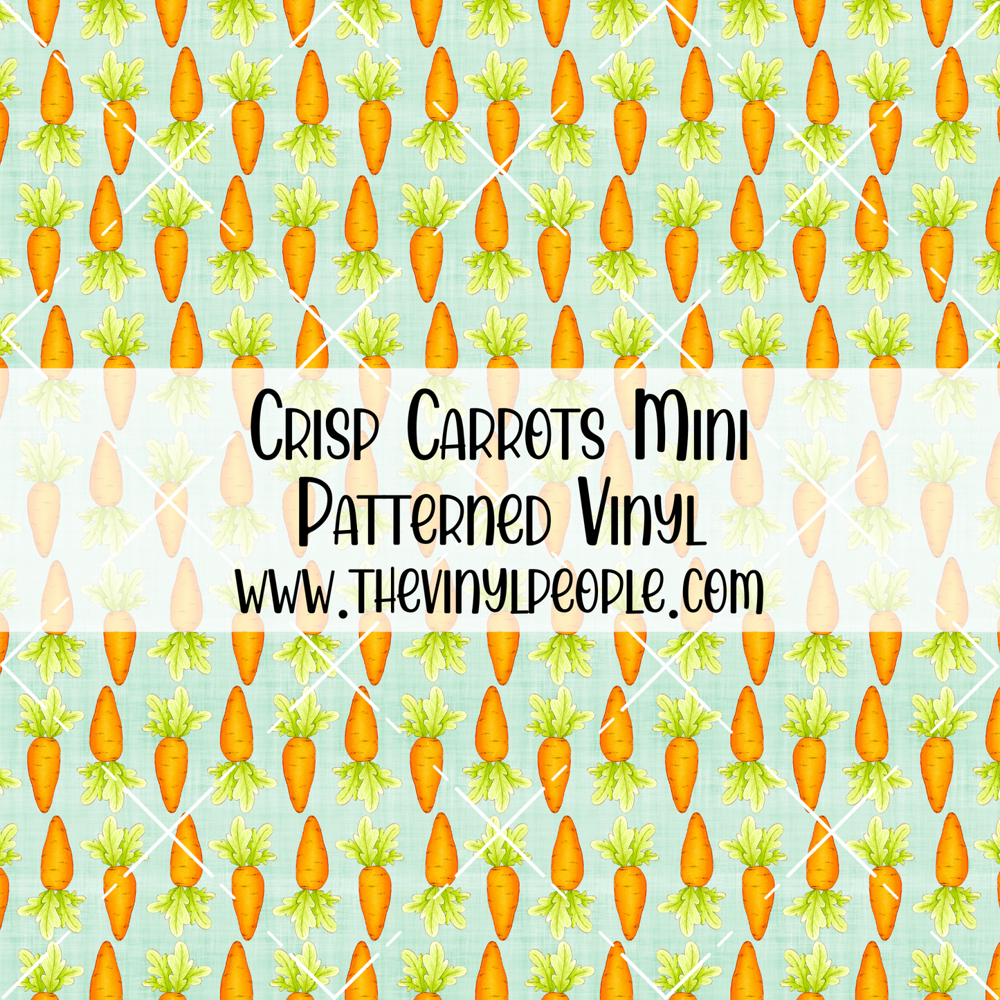 Crisp Carrots Patterned Vinyl