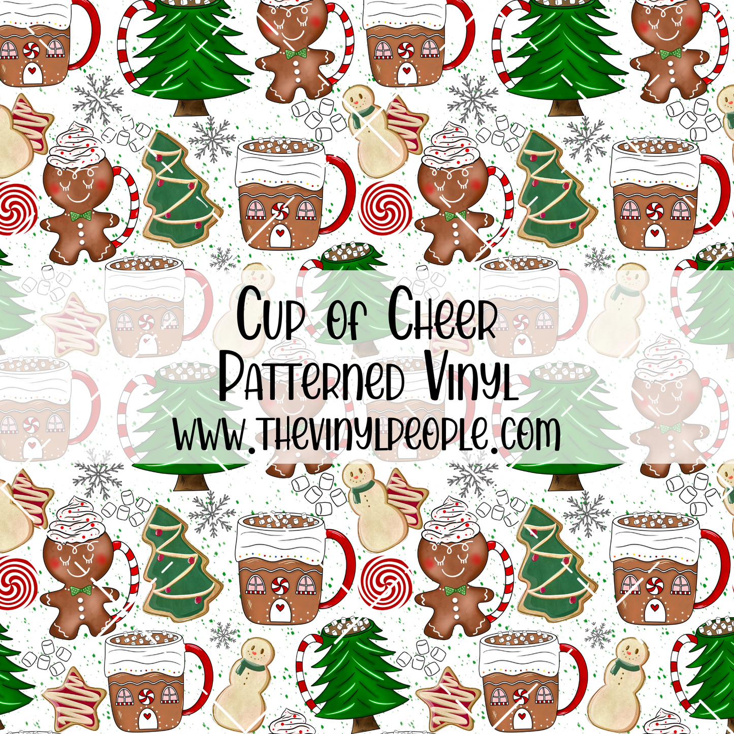 Cup of Cheer Patterned Vinyl