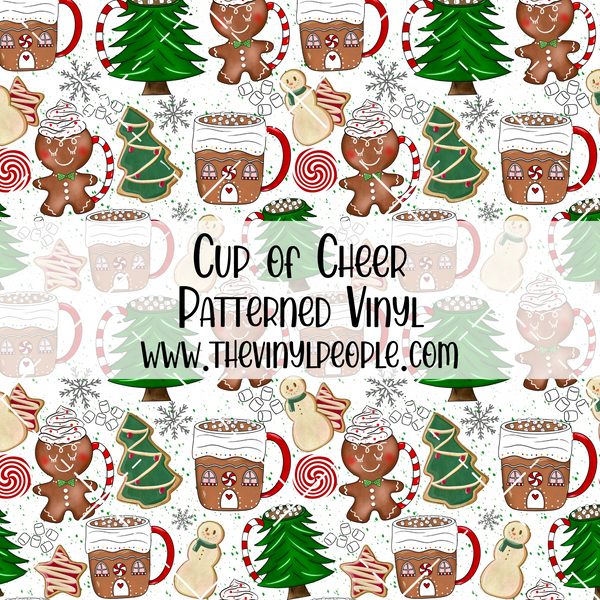 Cup of Cheer Patterned Vinyl
