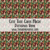 Cute Tree Cakes Patterned Vinyl