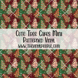 Cute Tree Cakes Patterned Vinyl