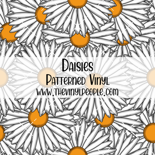 Daisies Patterned Vinyl