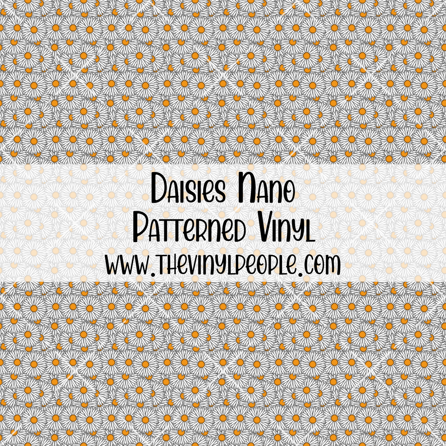 Daisies Patterned Vinyl