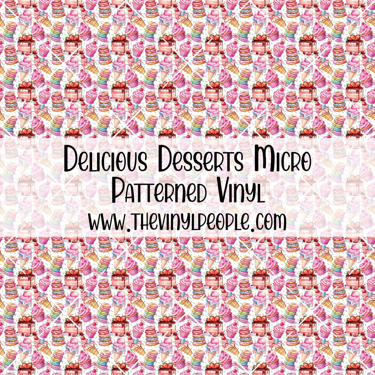 Delicious Desserts Patterned Vinyl