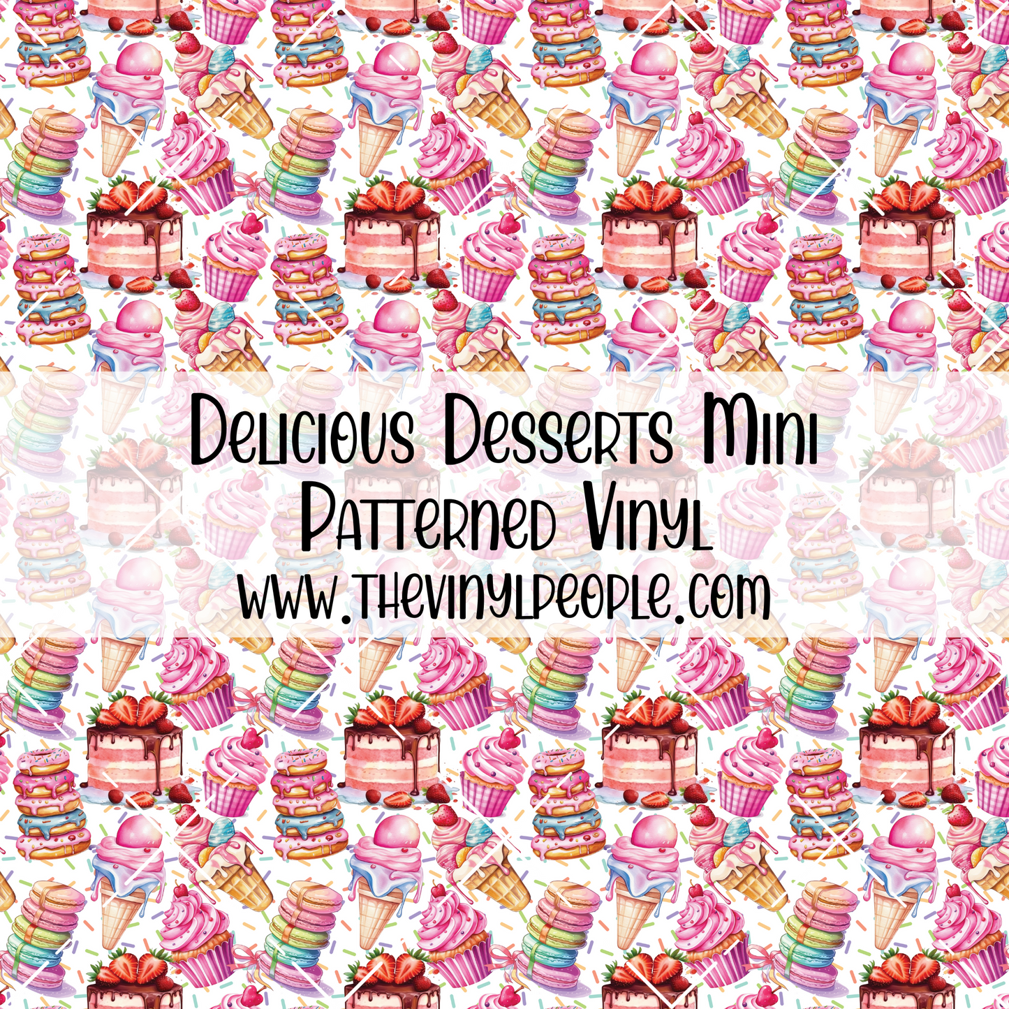Delicious Desserts Patterned Vinyl