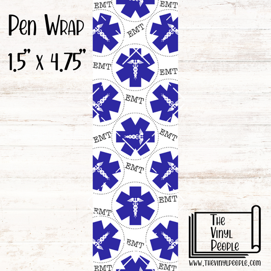 EMT Star of Life Pen Wrap