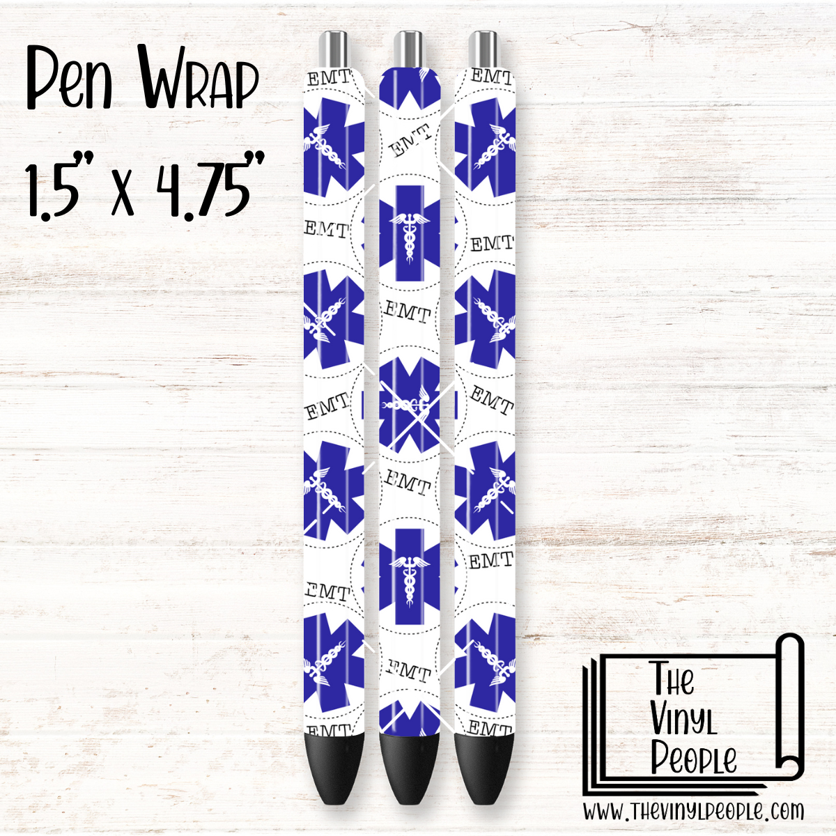 EMT Star of Life Pen Wrap