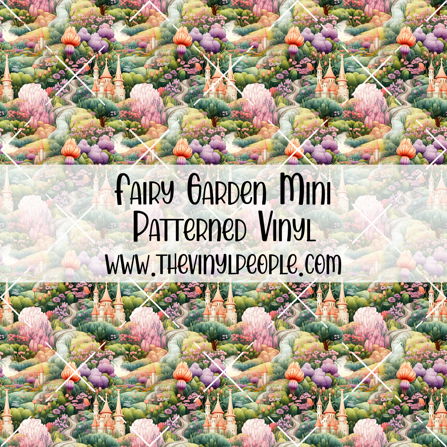 Fairy Garden Patterned Vinyl