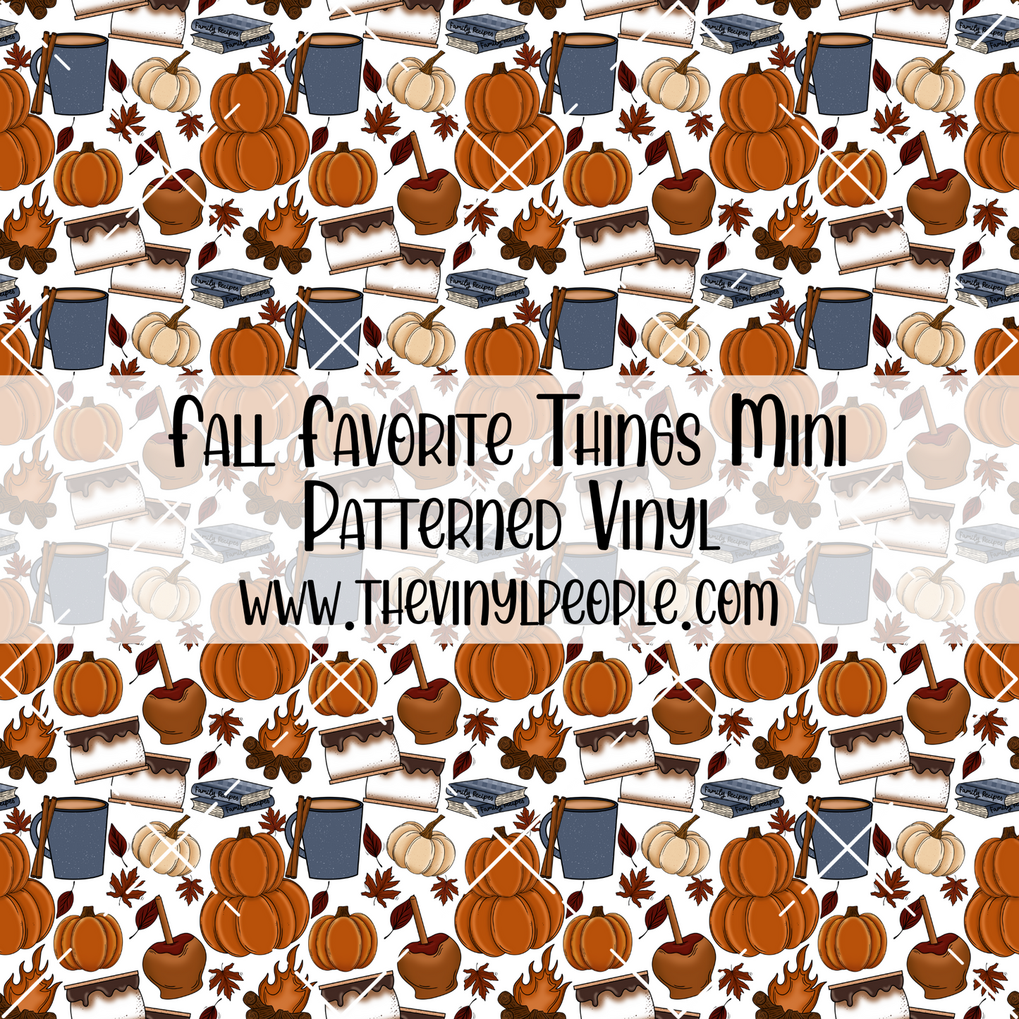 Fall Favorite Things Patterned Vinyl