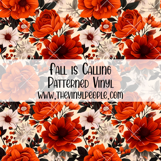 Fall is Calling Patterned Vinyl