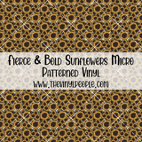 Fierce & Bold Sunflowers Patterned Vinyl