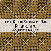 Fierce & Bold Sunflowers Patterned Vinyl