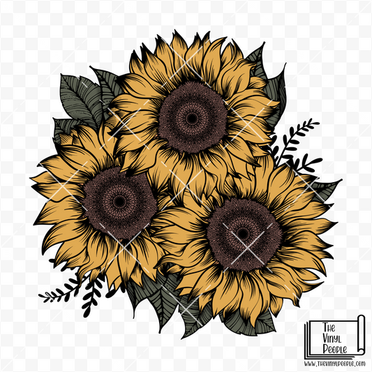 Fierce & Bold Sunflowers Vinyl Decal