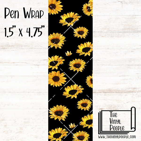 Floating Sunflowers Pen Wrap