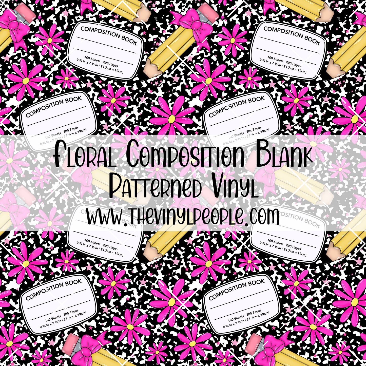 BLANK Floral Composition Patterned Vinyl