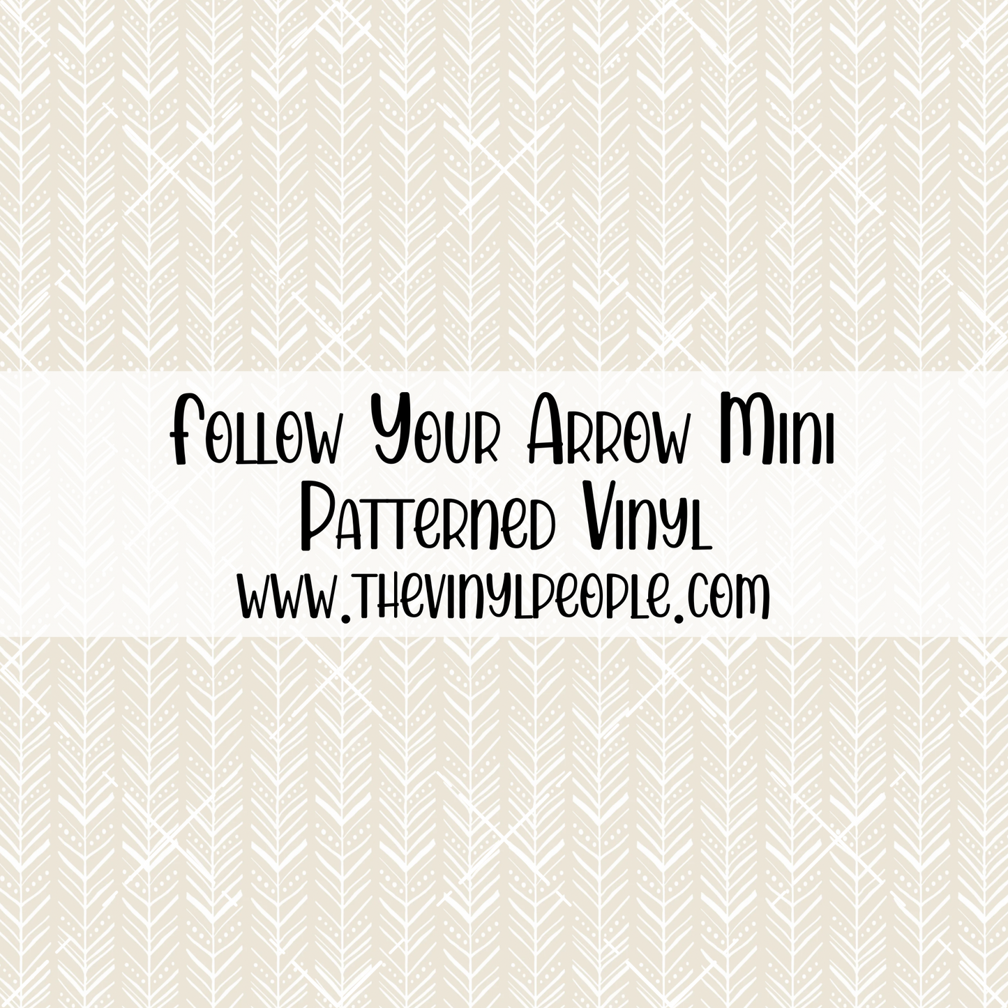 Follow Your Arrow Patterned Vinyl
