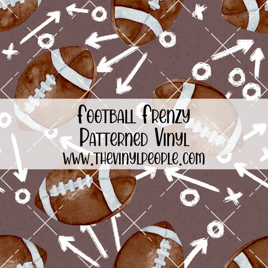 Football Frenzy Patterned Vinyl